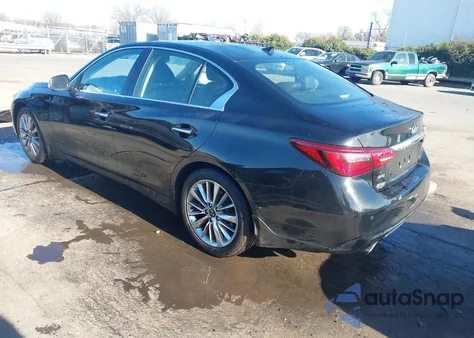 2021 Infiniti Q50 Luxe Awd из США, поврежденный, VIN JN1EV7BR5MM752211